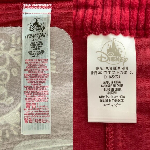 Disney Pixar Turning Red Corduroy Mini Skirt S - Picture 3 of 11